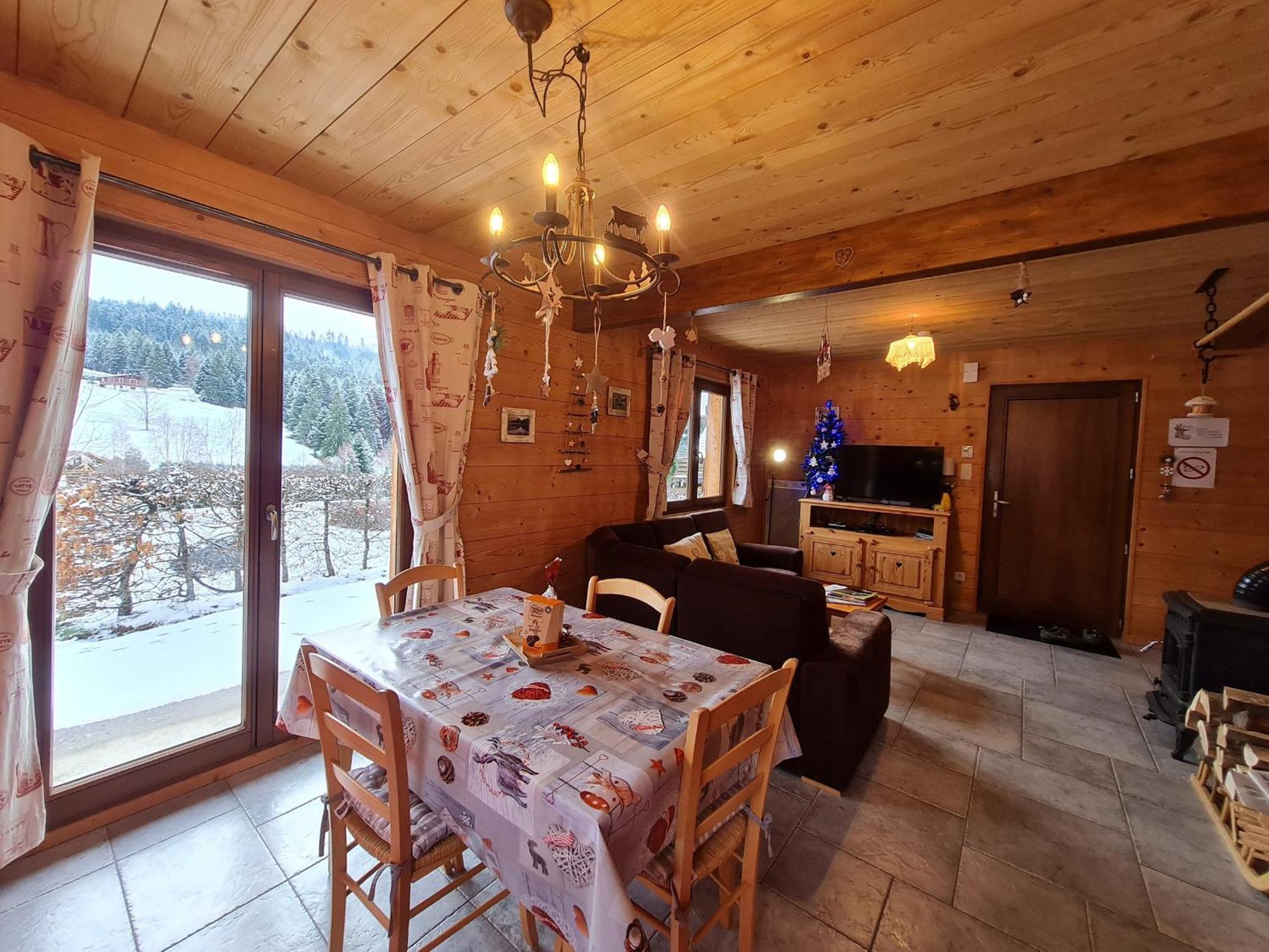 Chalet Chaleureux Face Aux Pistes, Proche Gerardmer, Ideal Pour Famille, Balcon Et Terrasse - Fr-1-589-182 Ban-sur-Meurthe-Clefcy المظهر الخارجي الصورة